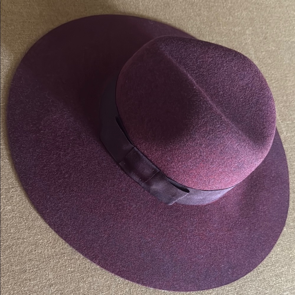 Brixton Heather Wine Piper Hat